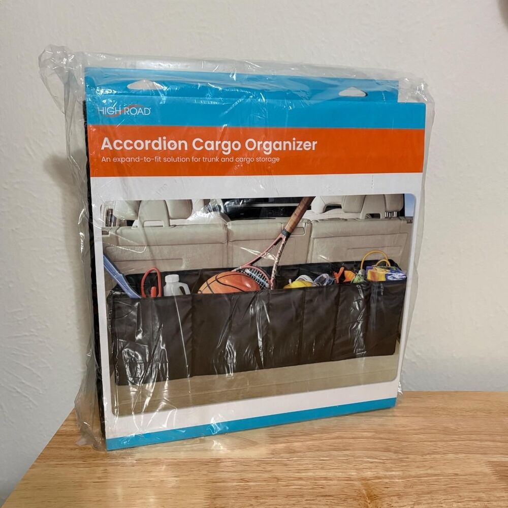 High Road Expand-to-Fit Trunk Cargo Organizer Car SUV 4 Compartment NIB